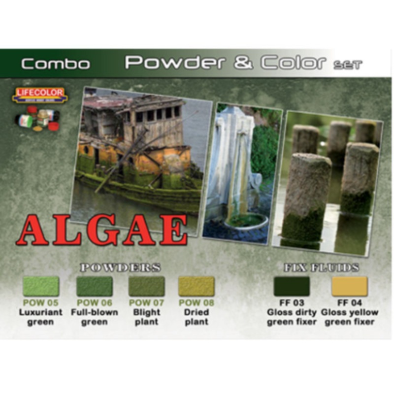 LifeColor SPG07 Algae Powder & Color Acrylic Paint Set