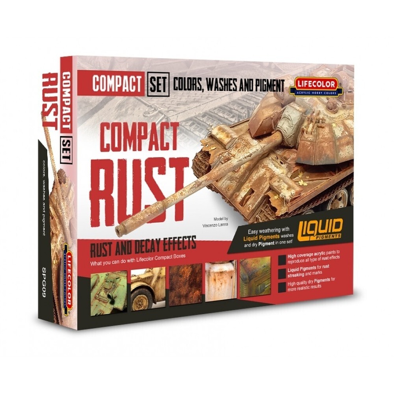 LifeColor SPG09 Rust Compact Set (22ml x 6)