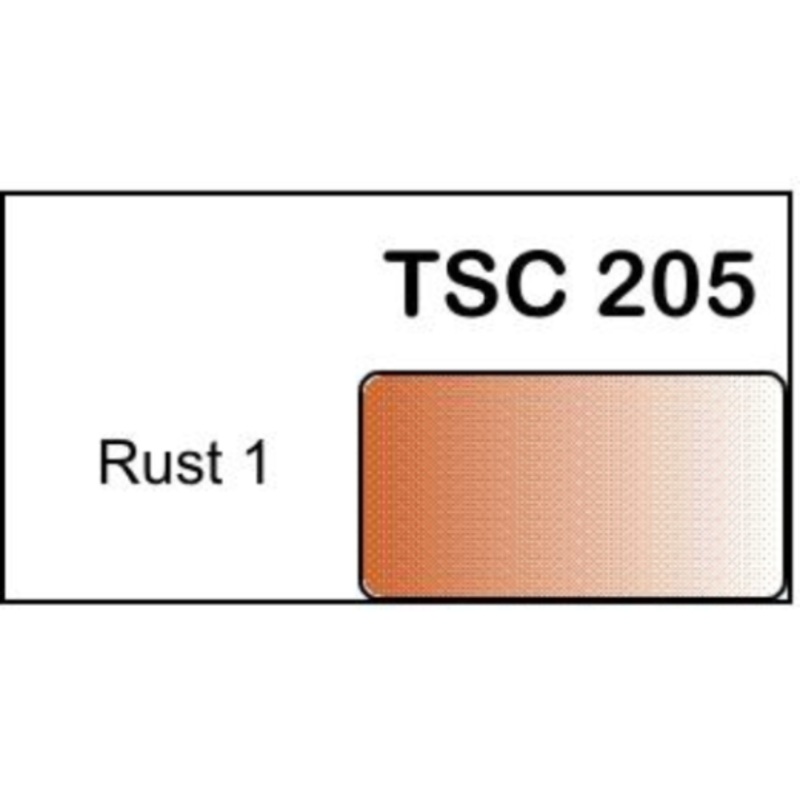 LifeColor TSC205 Tensocrom Weathering: Rust 1 22ml Acrylic Paint