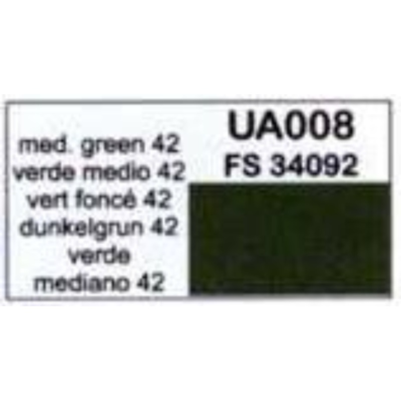 LifeColor UA008 Medium Green 42 22ml Acrylic Paint