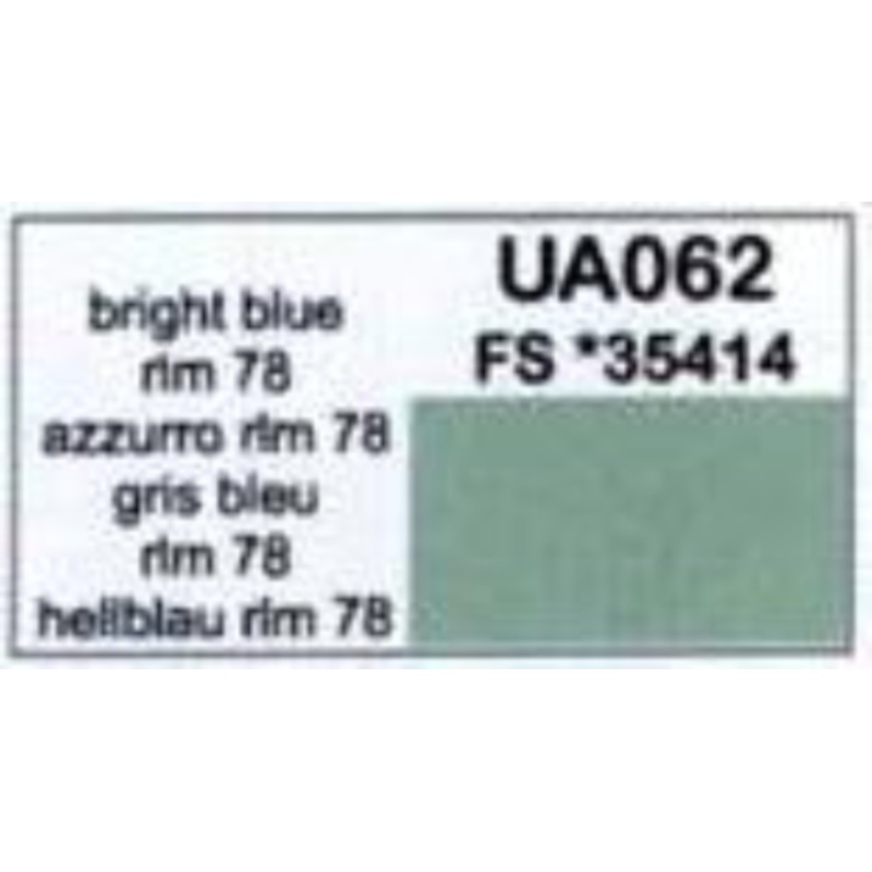 LifeColor UA062 Bright Blue RLM 78 22ml Acrylic Paint
