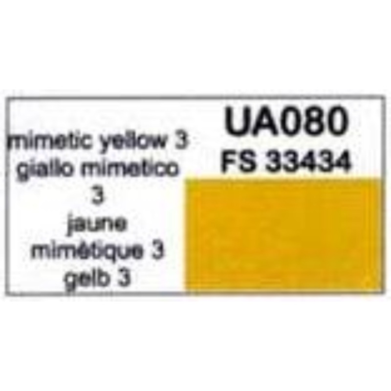 LifeColor UA080 Yellow 3 22ml Acrylic Paint