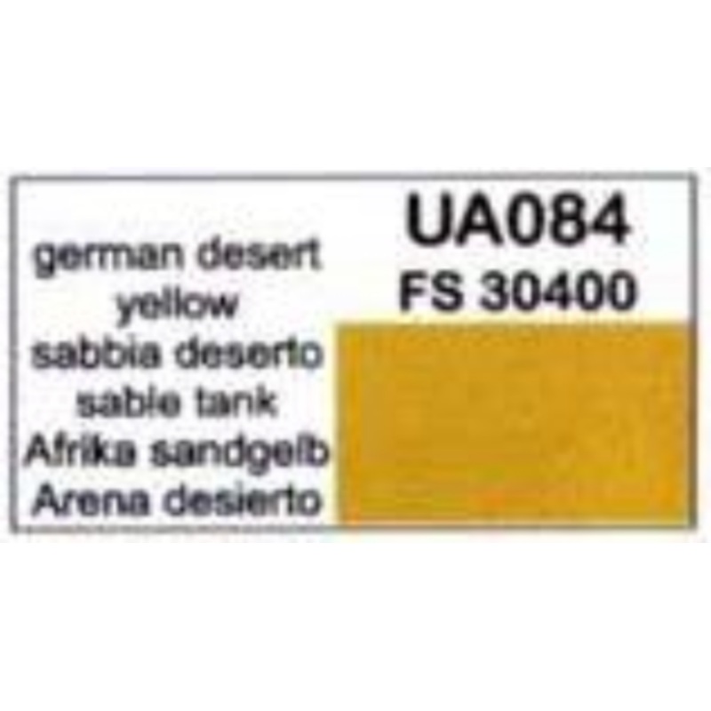 LifeColor UA084 German Tank Yellow 22ml Acrylic Paint