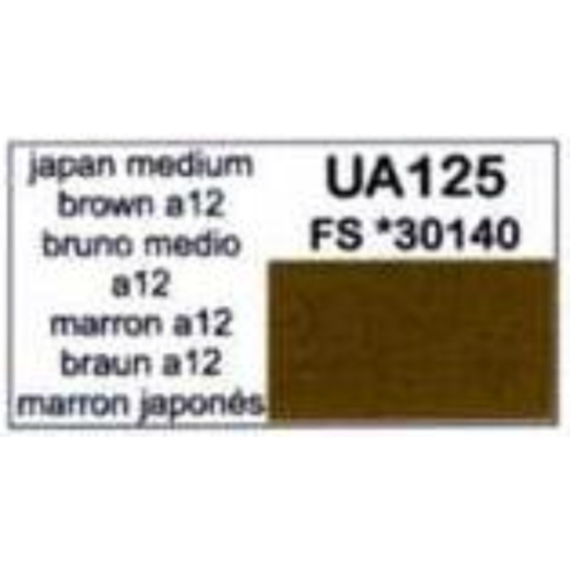 LifeColor UA125 Japan Medium Brown 22ml Acrylic Paint