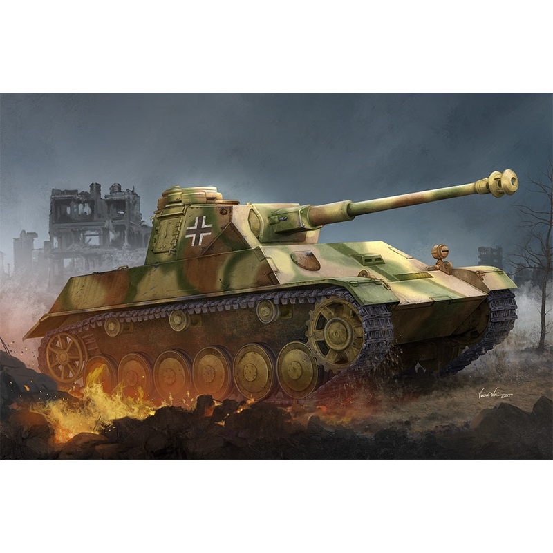 Hobby Boss 80151 1/35 German Pz.Kpfw.III/IV auf Einheitsfahrgestell (Small Turret) Model Kit