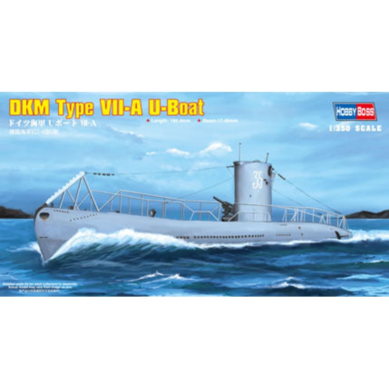 Hobby Boss 83503 1/350 DKM Navy Type VII-A U-Boat