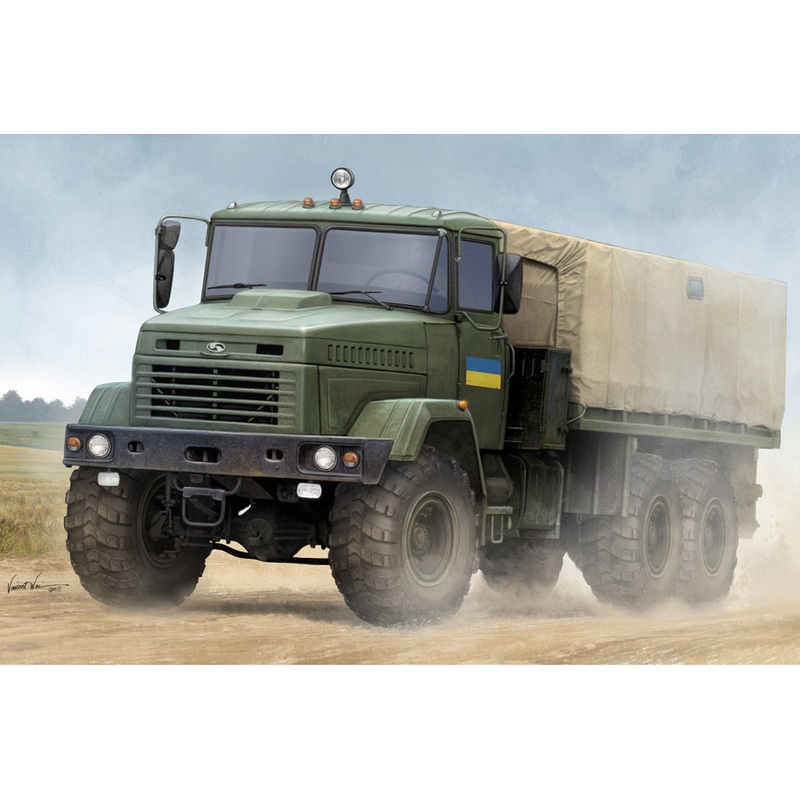 Hobby Boss 85512 1/35 Ukraine KrAZ-6322 Soldier Cargo Truck