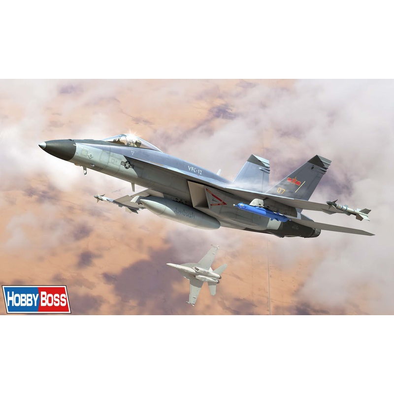 Hobby Boss 85818 1/48 F/A-18E Super Hornet VFC-12