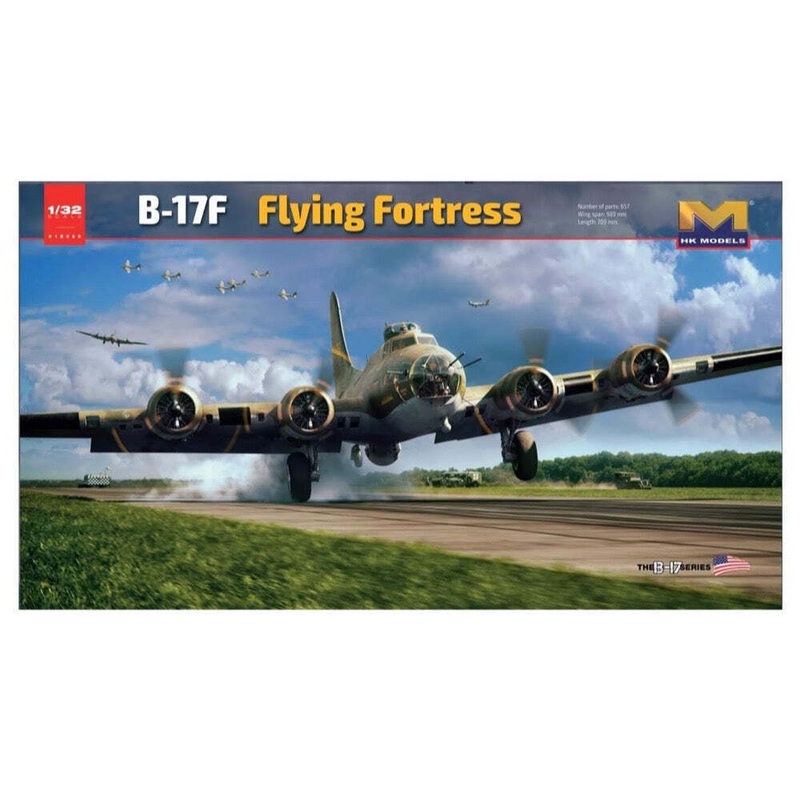 Hong Kong Models HKM01E029 1/32 B-17F Flying Fortress
