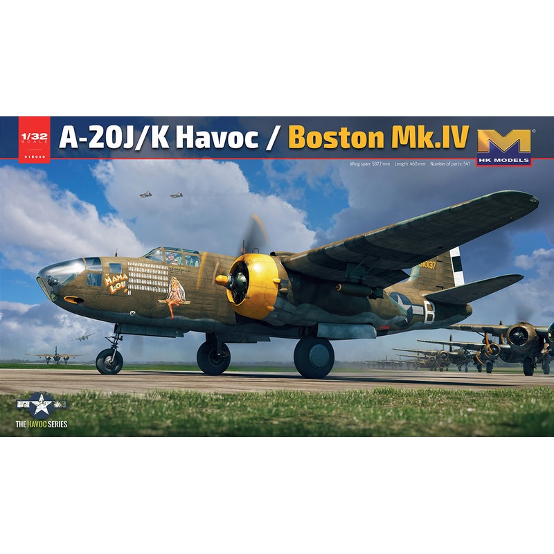Hong Kong Models HKM01E040 1/32 A20J / K Havoc / Boston IV