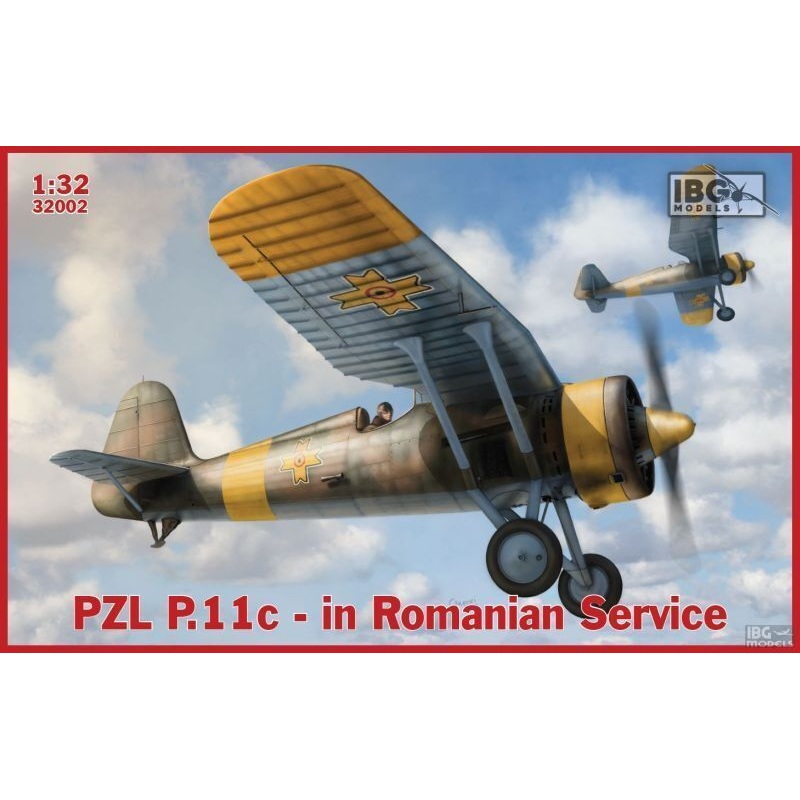 IBG Models 32002 IBG 1/32 P11C Romanian Servis Plastic Model Kit [32002]