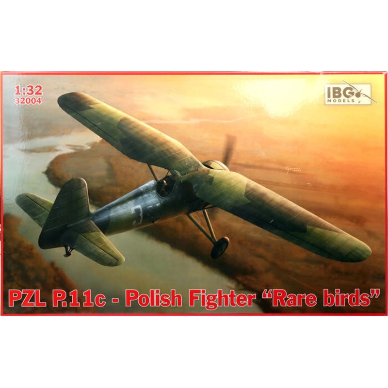 IBG Models 32004 IBG 1/32 PZL P.11c Polish Fighter – Rare Birds Plastic Model Kit [32004]