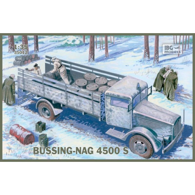 IBG Models 35012 IBG 1/35 BUSSING-NAG 4500S Plastic Model Kit [35012]