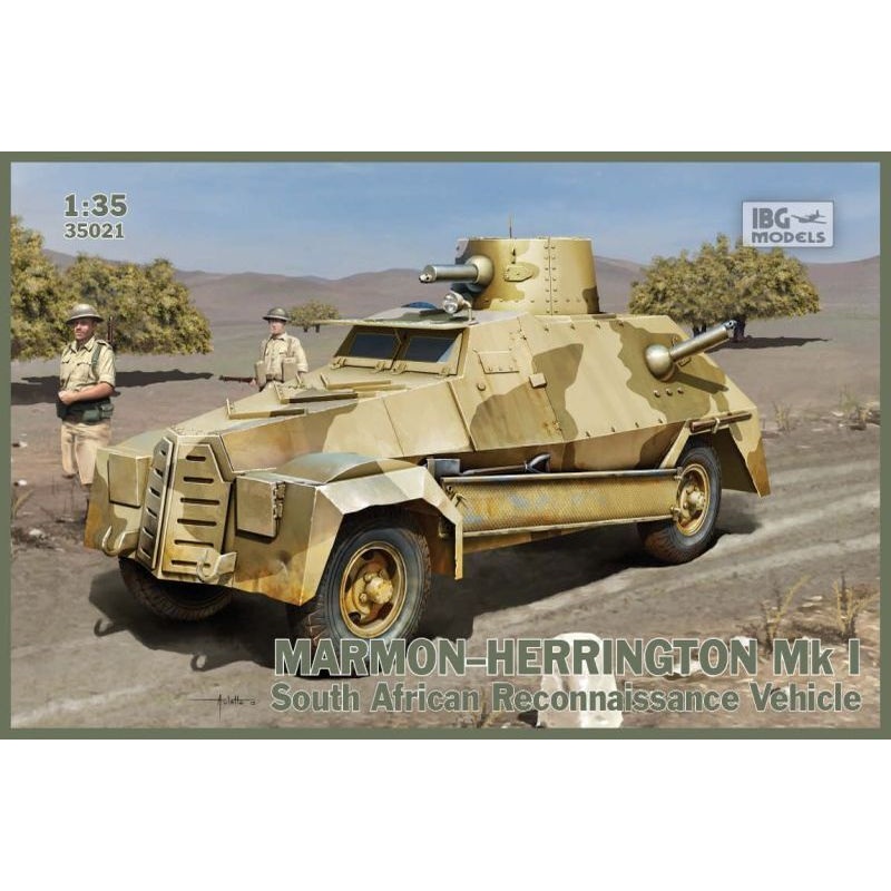 IBG Models 35021 IBG 1/35 MARMON-HERRINGTON Mk.I Plastic Model Kit [35021]