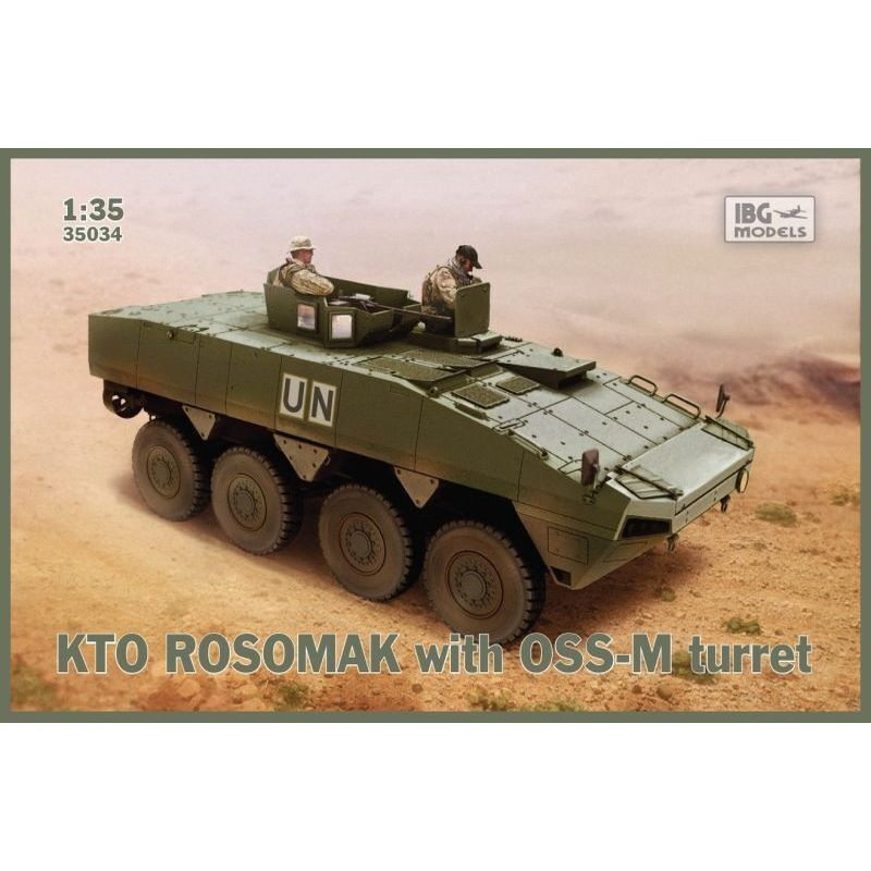 IBG Models 35034 IBG 1/35 KTO Rosomak – Polish APC with the OSS-M turret Plastic Model Kit [35034]