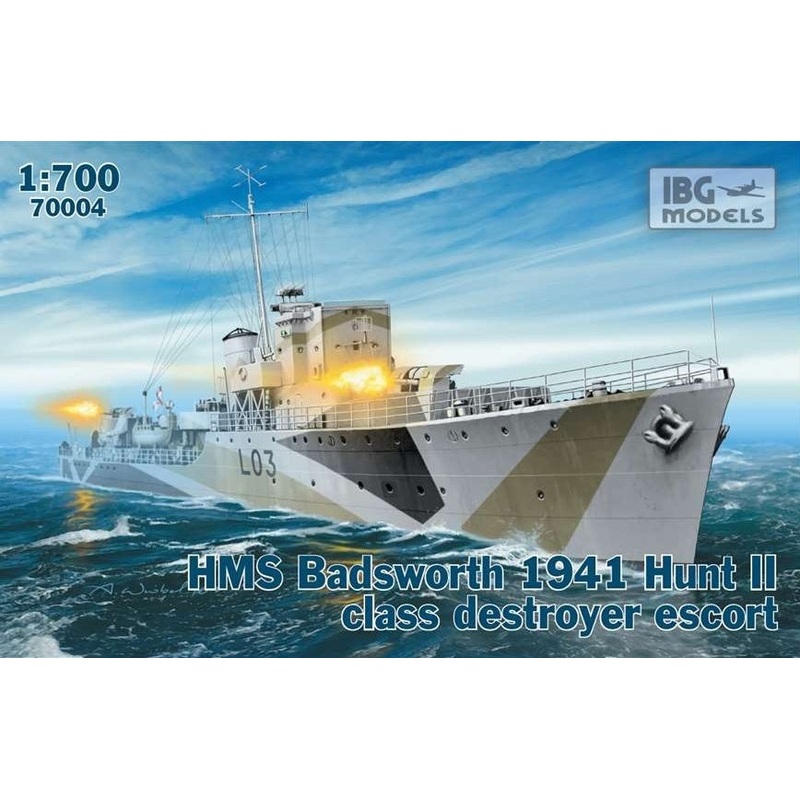 IBG Models 70004 IBG 1/700 HMS BADSWORTH 1941 Hunt II class [70004]