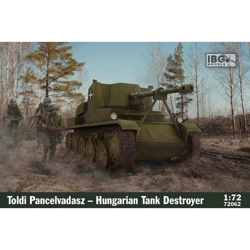 IBG Models 72062 IBG 1/72 Toldi Tank Destroyer Plastic Model Kit