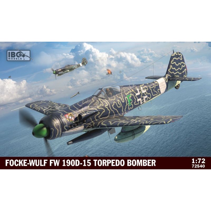IBG Models 72540 IBG 1/72 Focke Wulf Fw 190D-15 Torpedo Bomber Plastic Model Kit [72540]