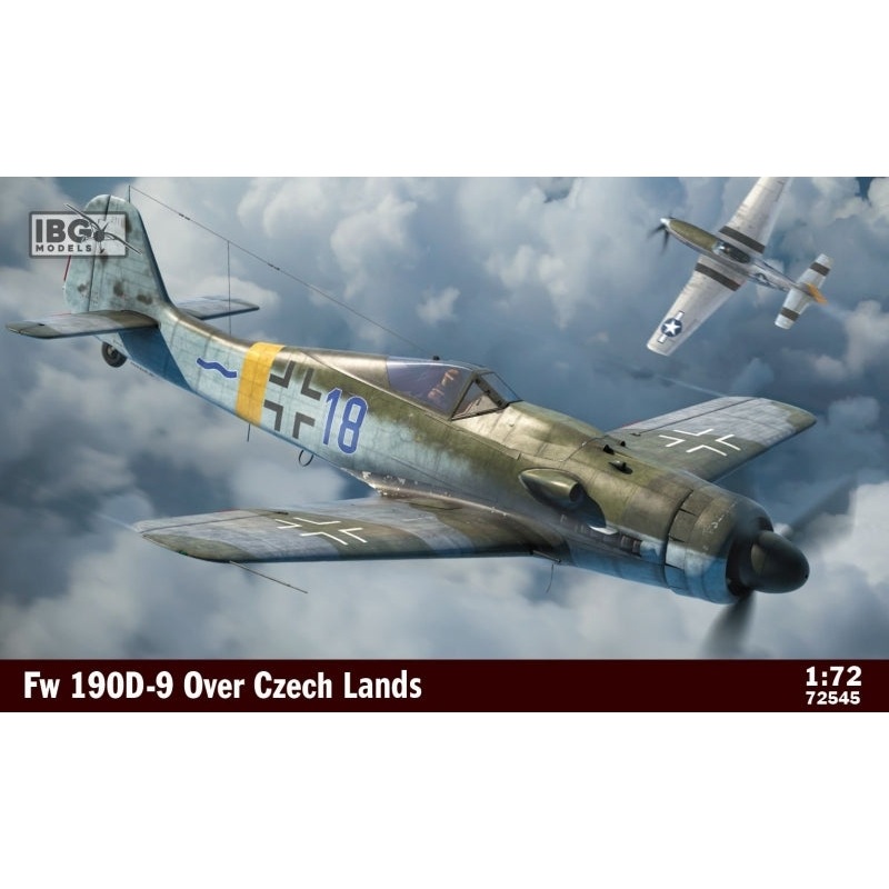 IBG Models 72545 IBG 1/72 Focke-Wulf Fw 190D-9 Over Czech Lands Plastic Model Kit