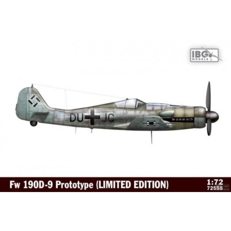 IBG Models 72558 IBG 1/72 Fw 190D-9 Prototype Plastic Model Kit