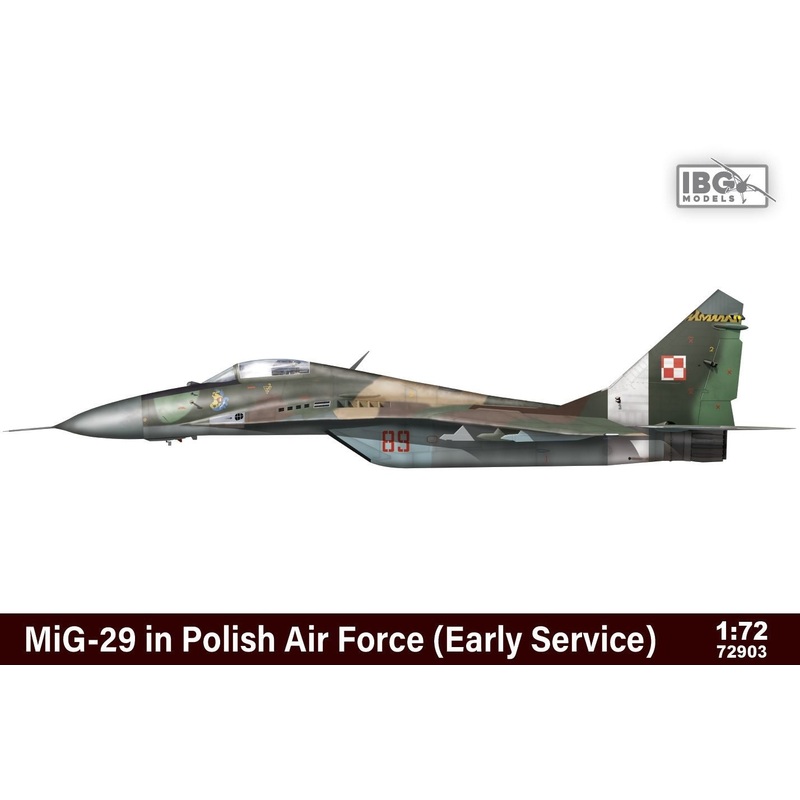 IBG Models 72903 IBG 1/72 MIG-29 in Polish Air Force Early Plastic Model Kit