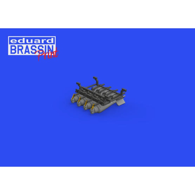 Eduard 648662 1/48 Sopwith Camel 20lb bomb carrier PRINT Brassin