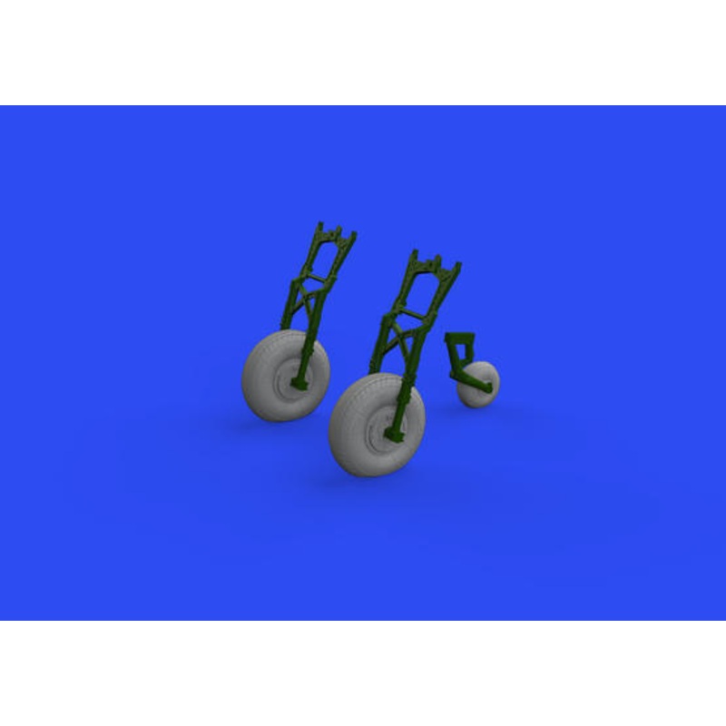 Eduard 648719 1/48 Pe-2 wheels Brassin for Zvezda