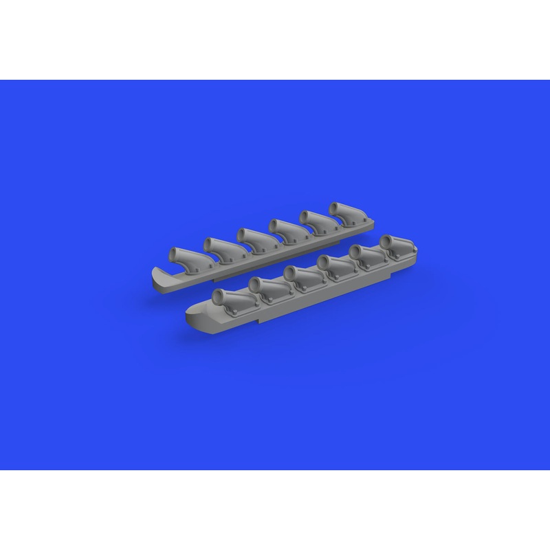 Eduard 672279 1/72 P-51B/C (Arma Hobby) Exhaust Stacks Brassin
