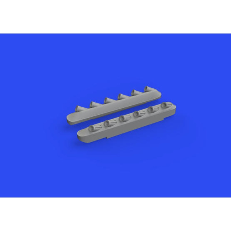 Eduard 672280 1/72 P-51B/C (Arma Hobby) Exhaust Stacks w/ Fairing Print Brassin