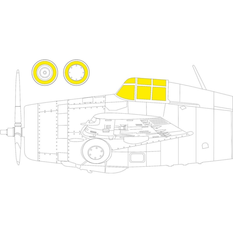 Eduard CX610 1/72 F4F-4 (Arma Hobby) Mask Set