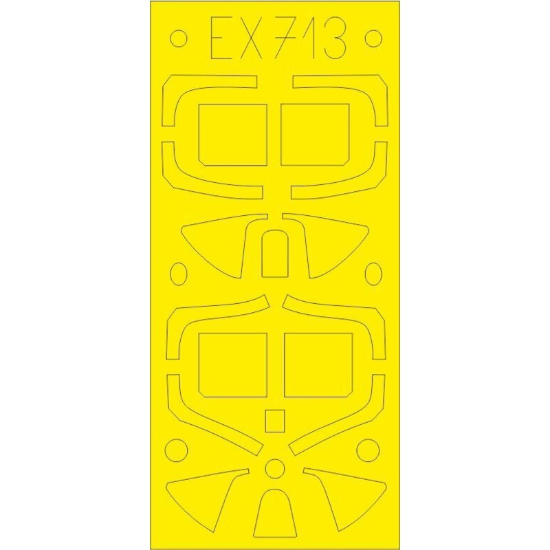 Eduard EX713 1/48 Spitfire Mk.I Mask