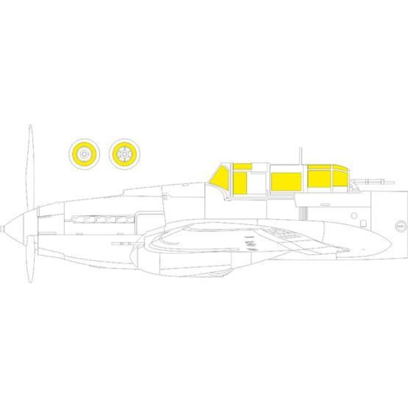 Eduard EX857 1/48 IL-2 mod. 1943 TFace Masks
