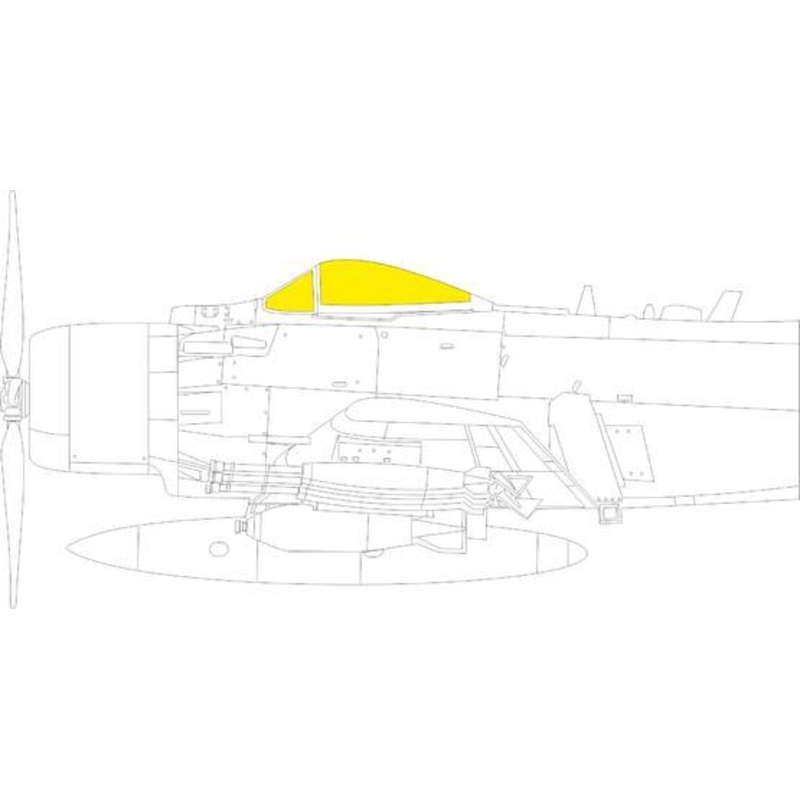 Eduard EX870 1/48 A-1J Skyraider Masks