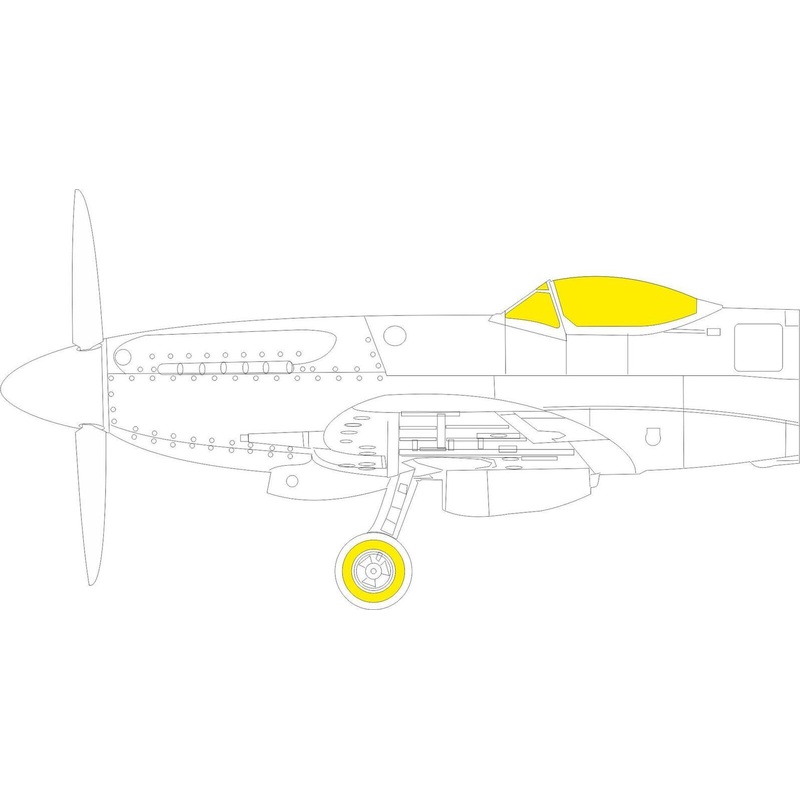 Eduard EX885 1/48 Spitfire F Mk.XVIII Masks