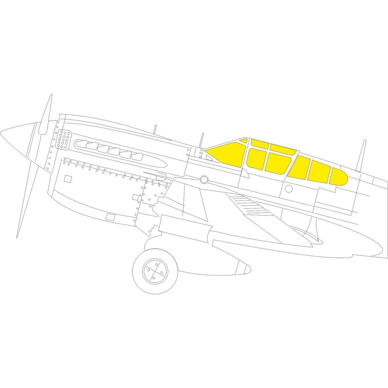 Eduard JX276 1/32 P-40M TFace Mask