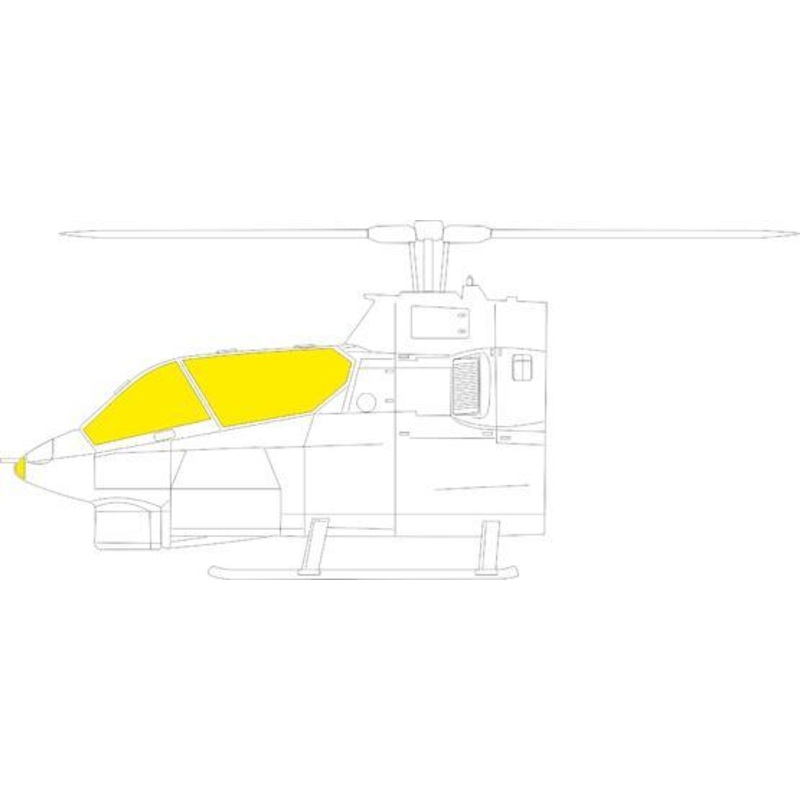 Eduard JX280 1/32 AH-1G TFace Mask