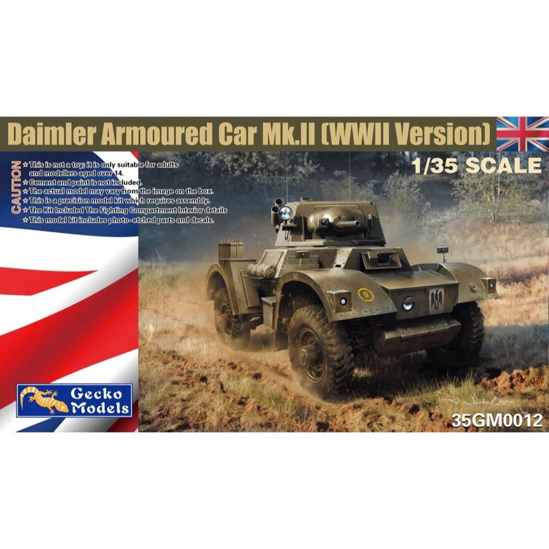 Gecko Models 35GM0012 1/35 Daimler Armored Car Mk.II(WWII Version)