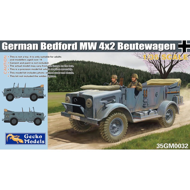 Gecko Models 35GM0032 1/35 German Bedford MW 4×2 Beutewagen