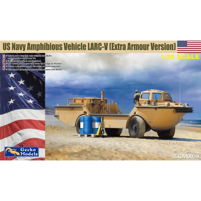 Gecko Models 35GM0039 1/35 Modern USN LARC-V (Extra Armoured Version)
