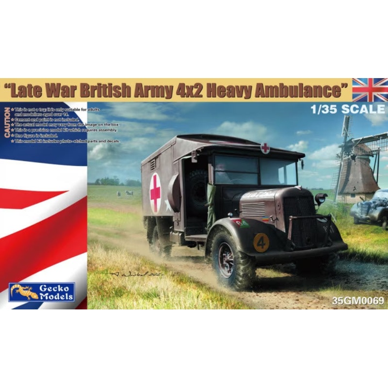 Gecko Models 35GM0069 1/35 Late War British Army 4×2 Heavy Ambulance