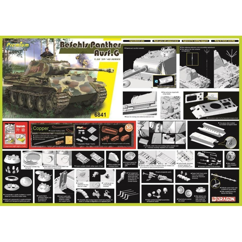 Dragon Model 6841 1/35 Befehls Panther Ausf.G