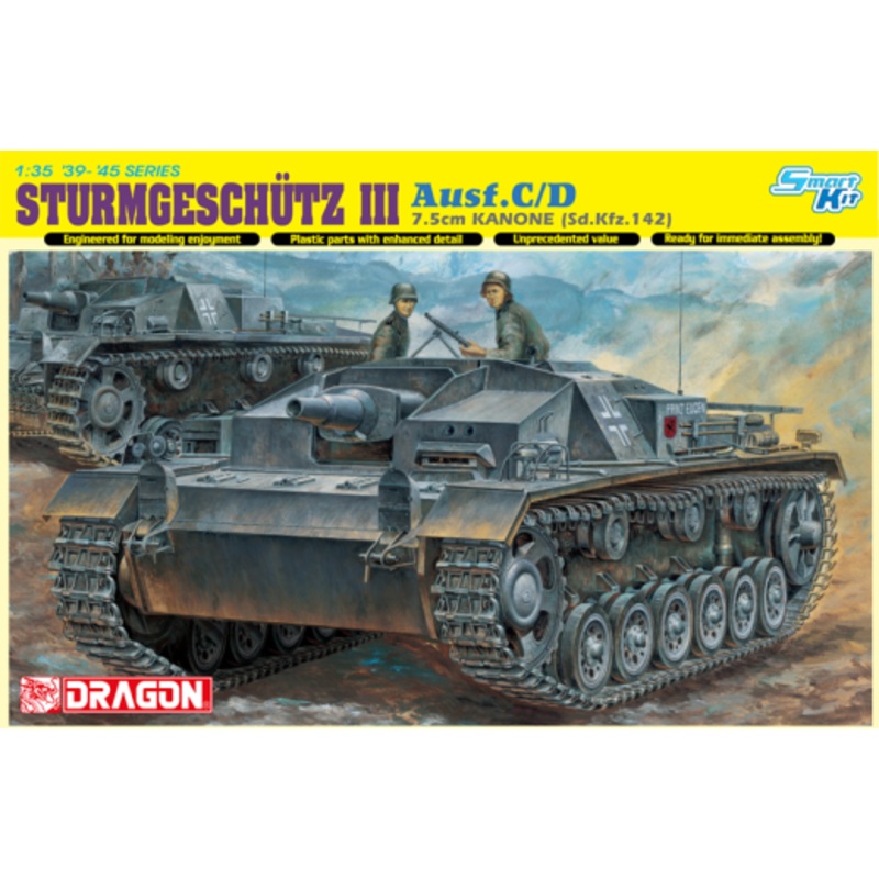 Dragon Model 6851 1/35 Sturmgeschutz 7.5cm Kanone (Sd.Kfz.142) Ausf.C/D