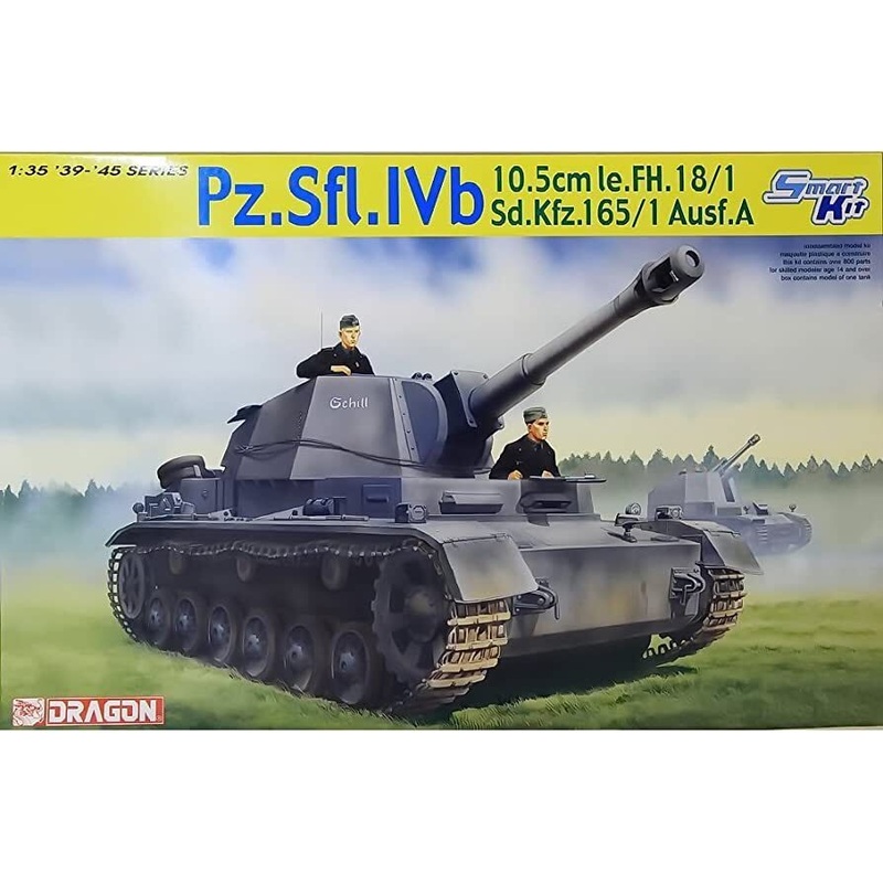 Dragon Model 6982 1/35 Pz.Sfl.IVb 10.5cm le.FH.18/1 Sd.Kfz.165/1 Ausf.A