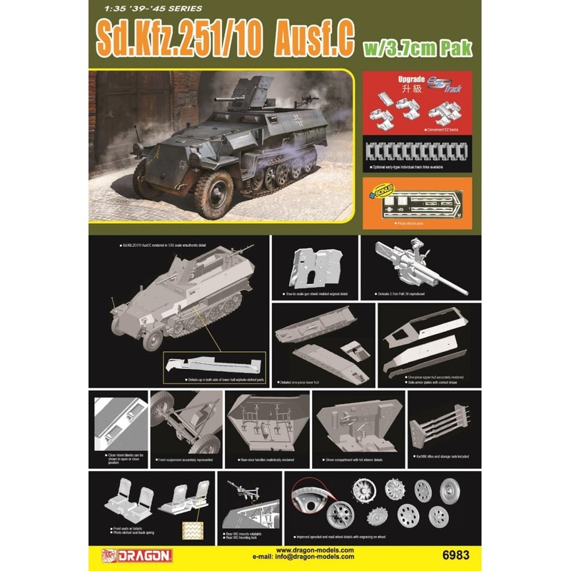 Dragon Model 6983 1/35 Sd.Kfz.251/10 Ausf.C