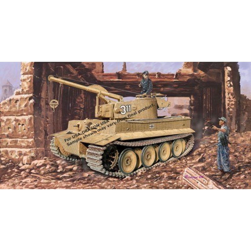 Dragon Model 7210 1/72 Bergepanzer Tiger I s.Pz.Abt.508 1/72 AFV Model Kits