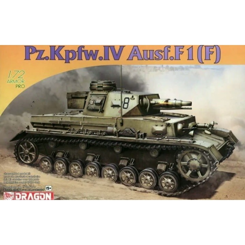 Dragon Model 7609 1/72  Pz.Kpfw.IV Ausf.F1(F)