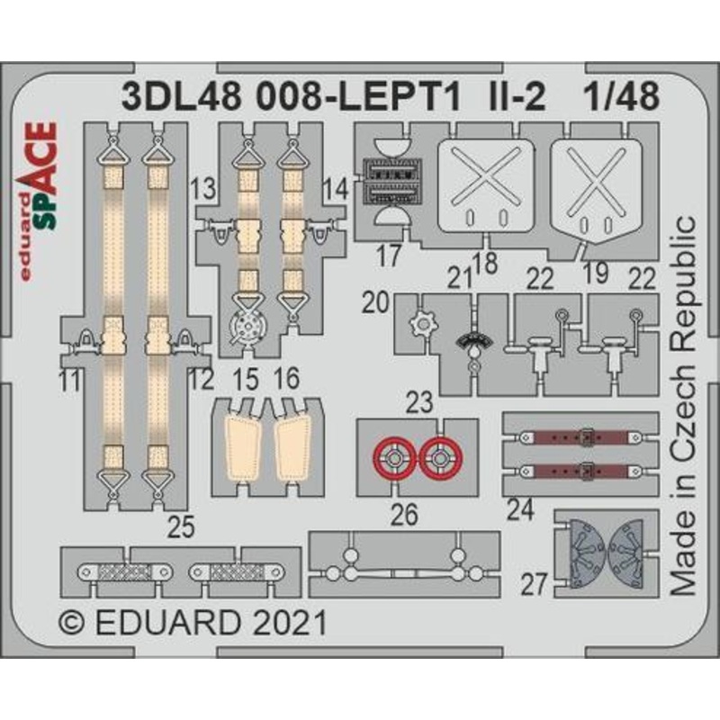 Eduard 3DL48008 1/48 IL-2 SPACE 3D Decals