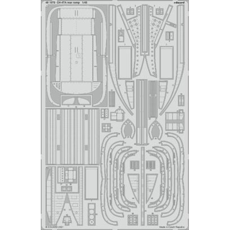 Eduard 481070 1/48 CH-47A rear ramp (Hobbyboss)
