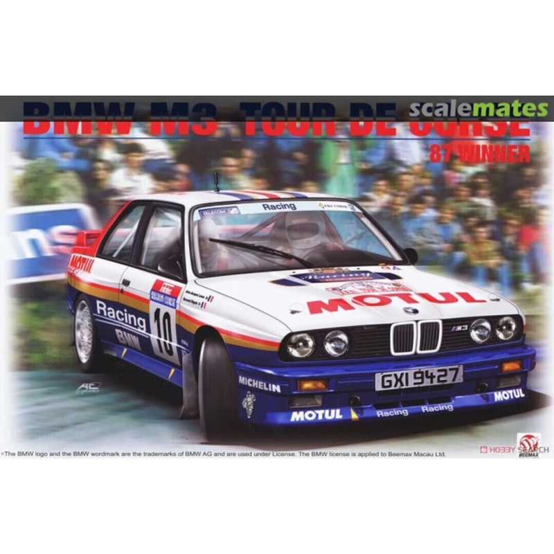Beemax 24029 1/24 BMW M3 Tour de Corse ’87 Winner