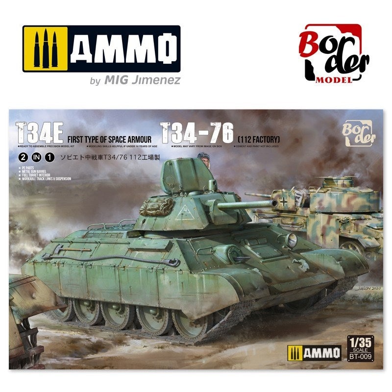 Border Model BT009 1/35 T-34 Screened (Type 1)
